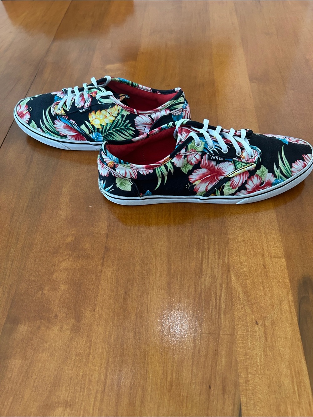 Vans Hawaiian Tropical Floral Canvas Low-Top Sneakers Women’s 11/Men’s 8.5 - Picture 8 of 10